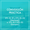 imagen tono verdoso para el curso Conversión práctica STS-01 y STS-02 nacional a europeo